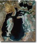 Аральское море в 2002 году