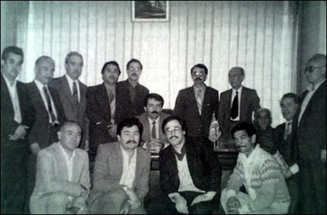 Ахат Андижан с лидером Партии Исламского союза северных областей Афганистана Азадбеком