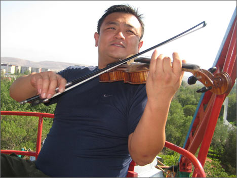 Шон Као в Бишкеке. Импровизация с высоты чертова колеса