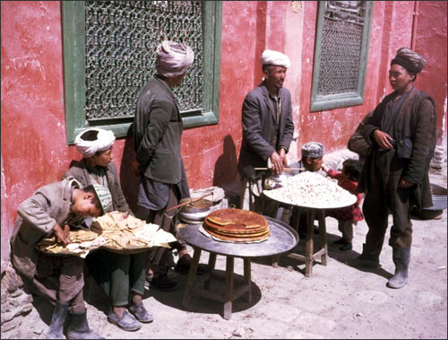 Афганистан, 1967 г.. Уличное кафе