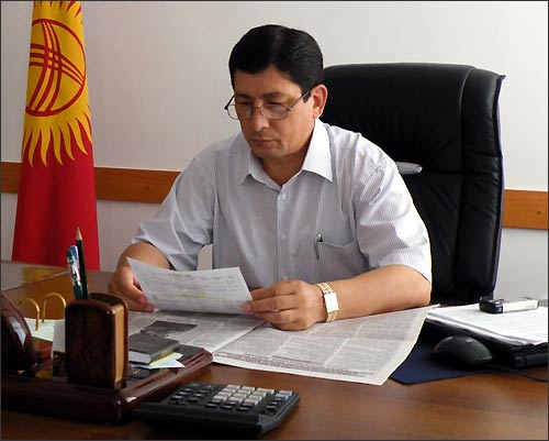 Заместитель директора Агентства Киргизии по контролю наркотиков, начальник южного управления Шеркозижан Мирзакаримов