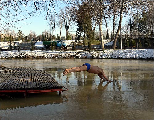 Крещенское купание в Ташкенте