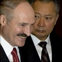 Александр Лукашенко и Курманбек Бакиев