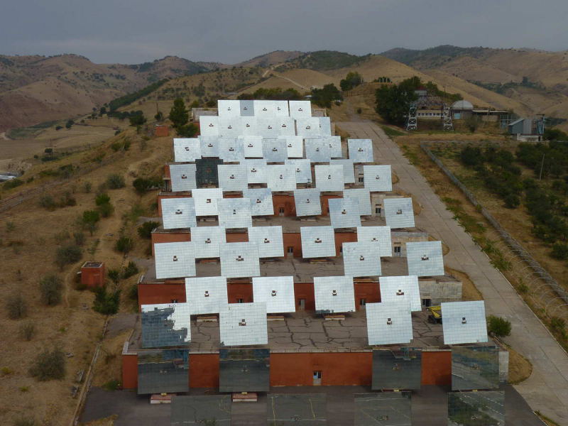 Солнечная установка в Паркентском районе Ташкентской области Узбекистана