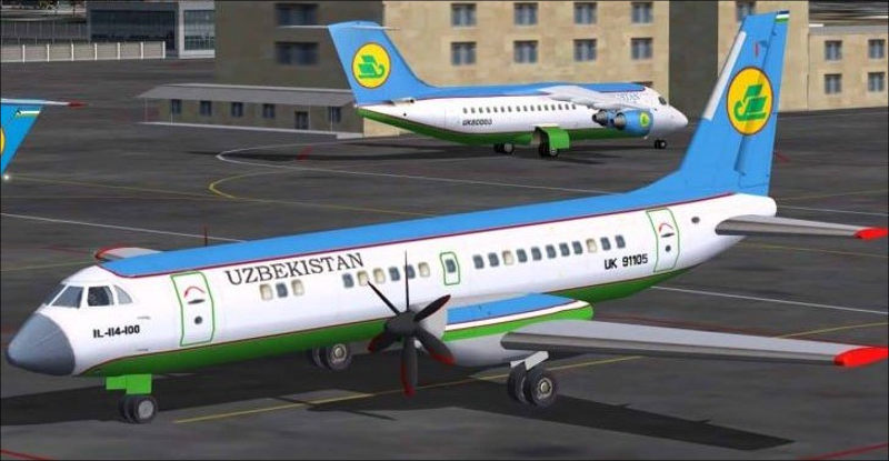  -114-100 uzbekistan  airways     