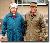 пенсионерка Антонина Павловна Шагиева с мужем