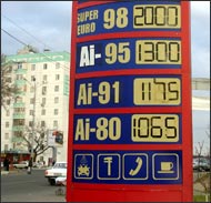 В Узбекистане растут цены на бензин и на автомобили
