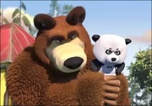 Медведь и панда - братья навек!