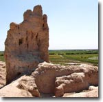 Крепость Гяур Кала охраняет оазис Хорезма вот уже 2500 лет