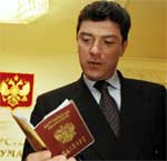 Лидер Союза Правых Сил Борис Немцов - о поправках к Закону о гражданстве России