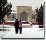 В Ташкенте температура воздуха упала до минус четырнадцати градусов по Цельсию